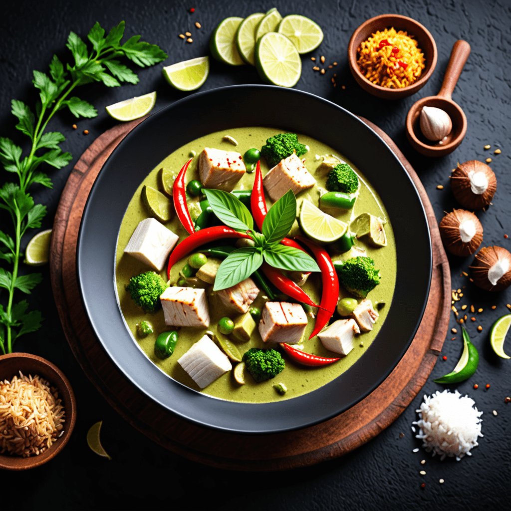 Spicy Thai Green Curry with Coconut Milk
