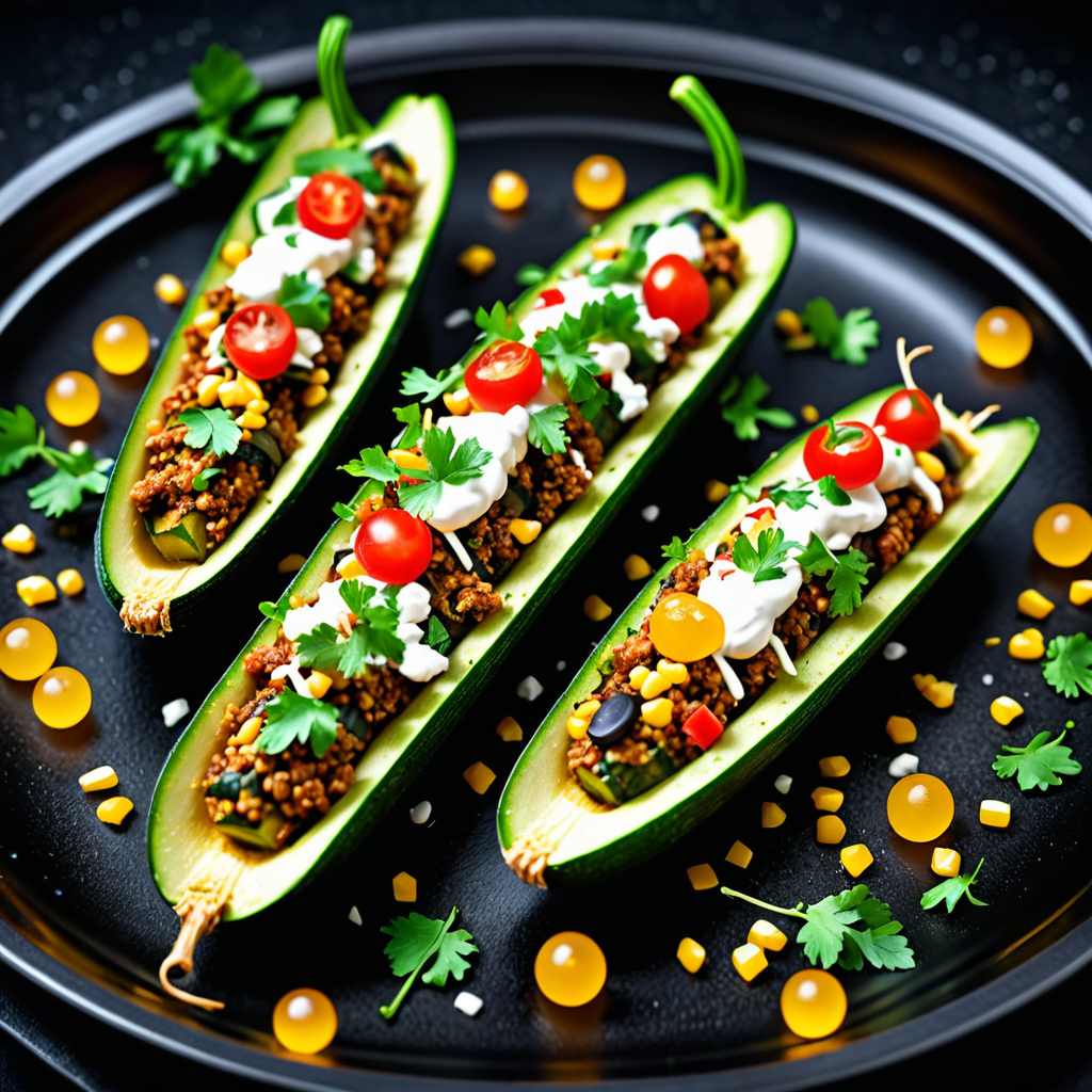 DIY Taco-Stuffed Zucchini Boats