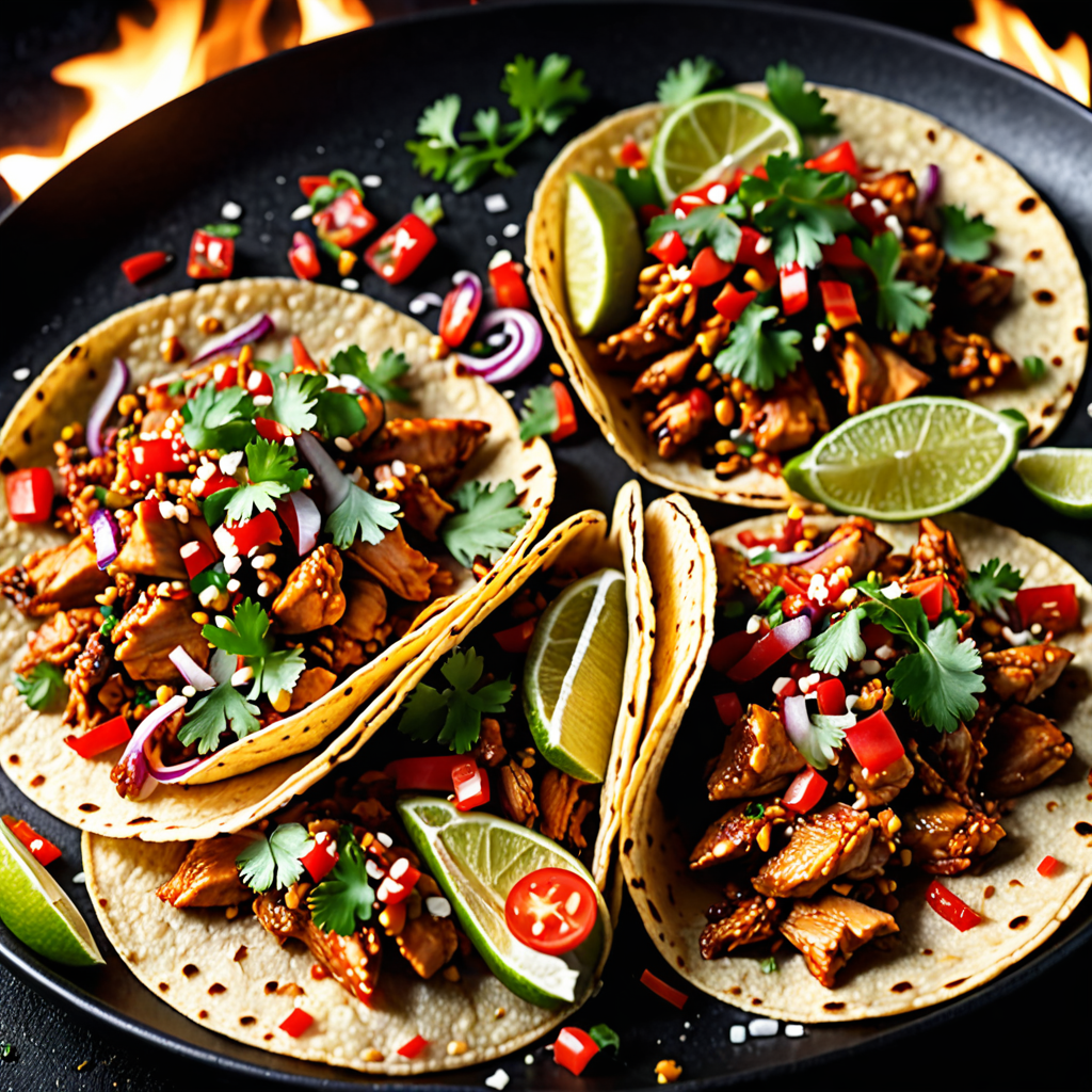 Spicy Chipotle Chicken Tinga Tacos