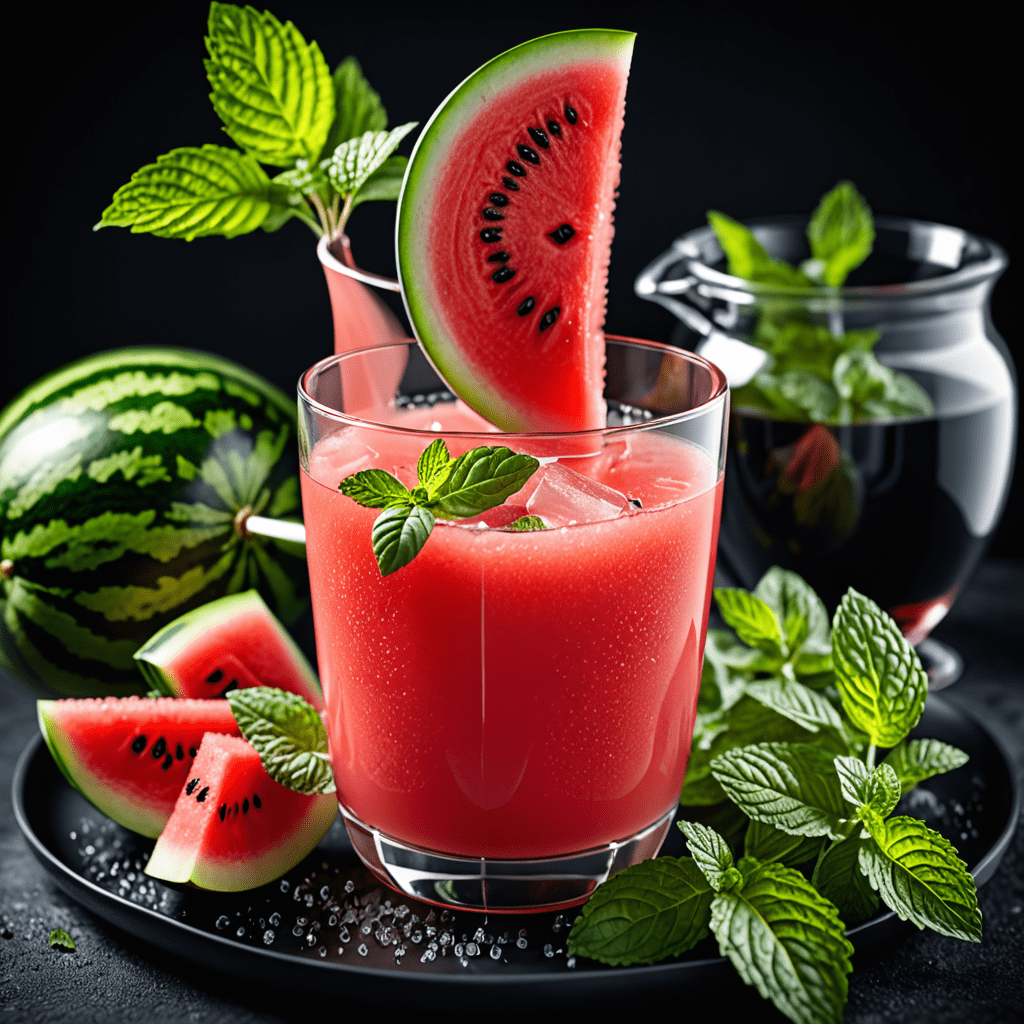 Refreshing Watermelon Mint Agua Fresca