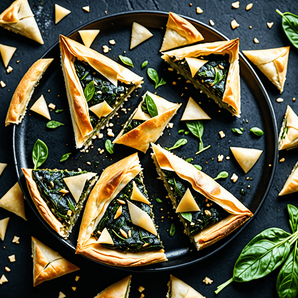 Spanakopita Triangles: Greek Spinach Pie