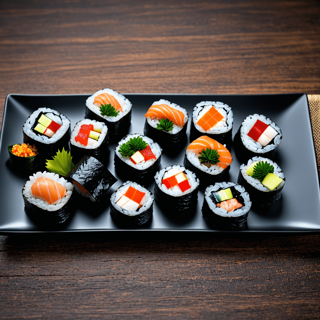 Impress your guests with homemade sushi rolls