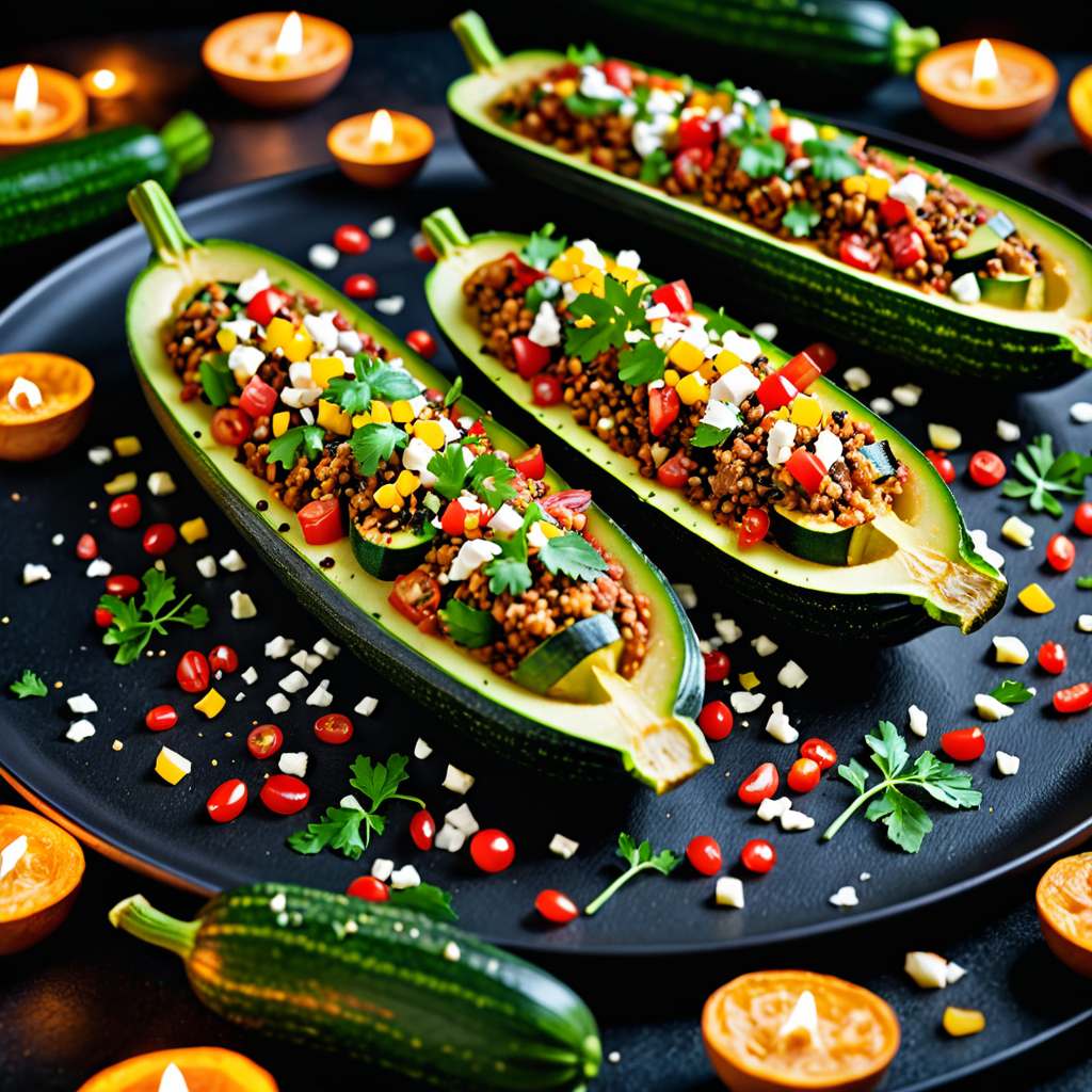 Mexican-Inspired Stuffed Zucchini Boats