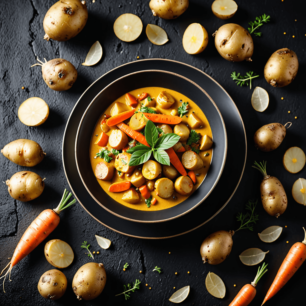 Thai Yellow Curry with Potatoes and Carrots