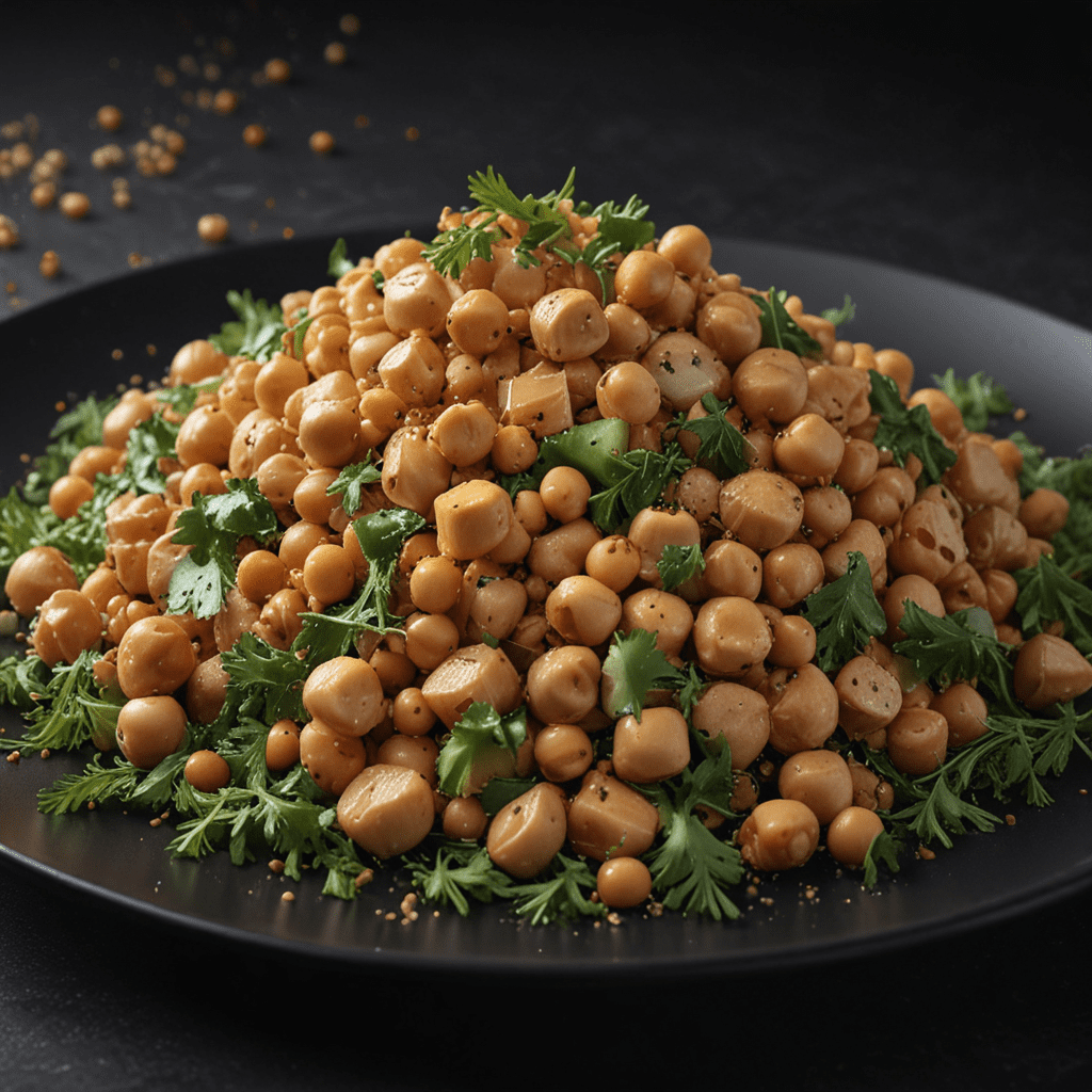 Easy Moroccan Chickpea Salad with Cumin and Lemon Dressing