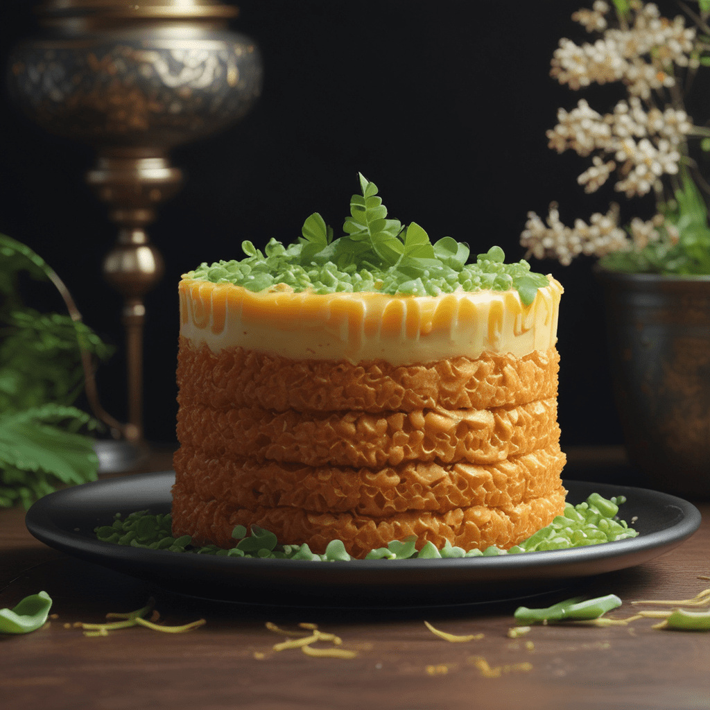 Banh Bo Nuong: Vietnamese Honeycomb Cake with Pandan Flavor