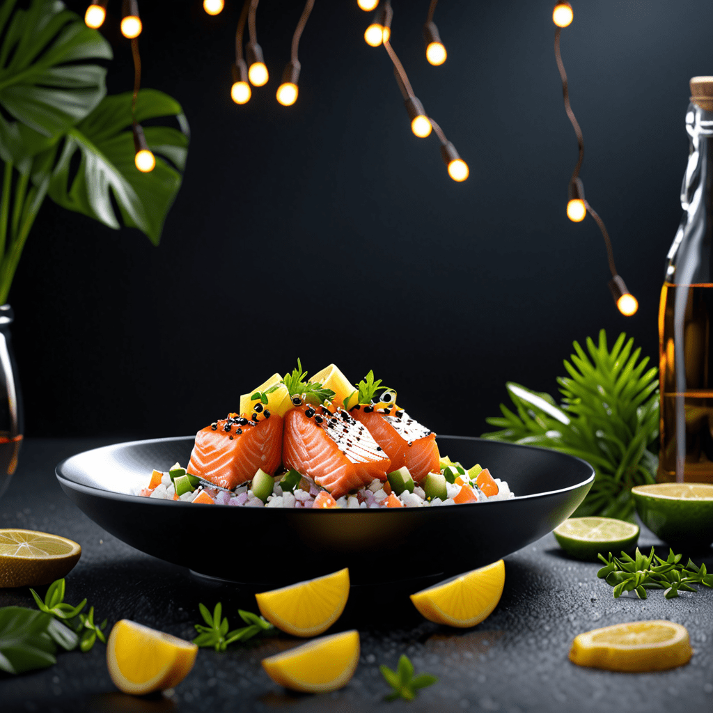 “Hawaiian Salmon Poke: A Flavorful Island-Inspired Delight for Your Taste Buds”