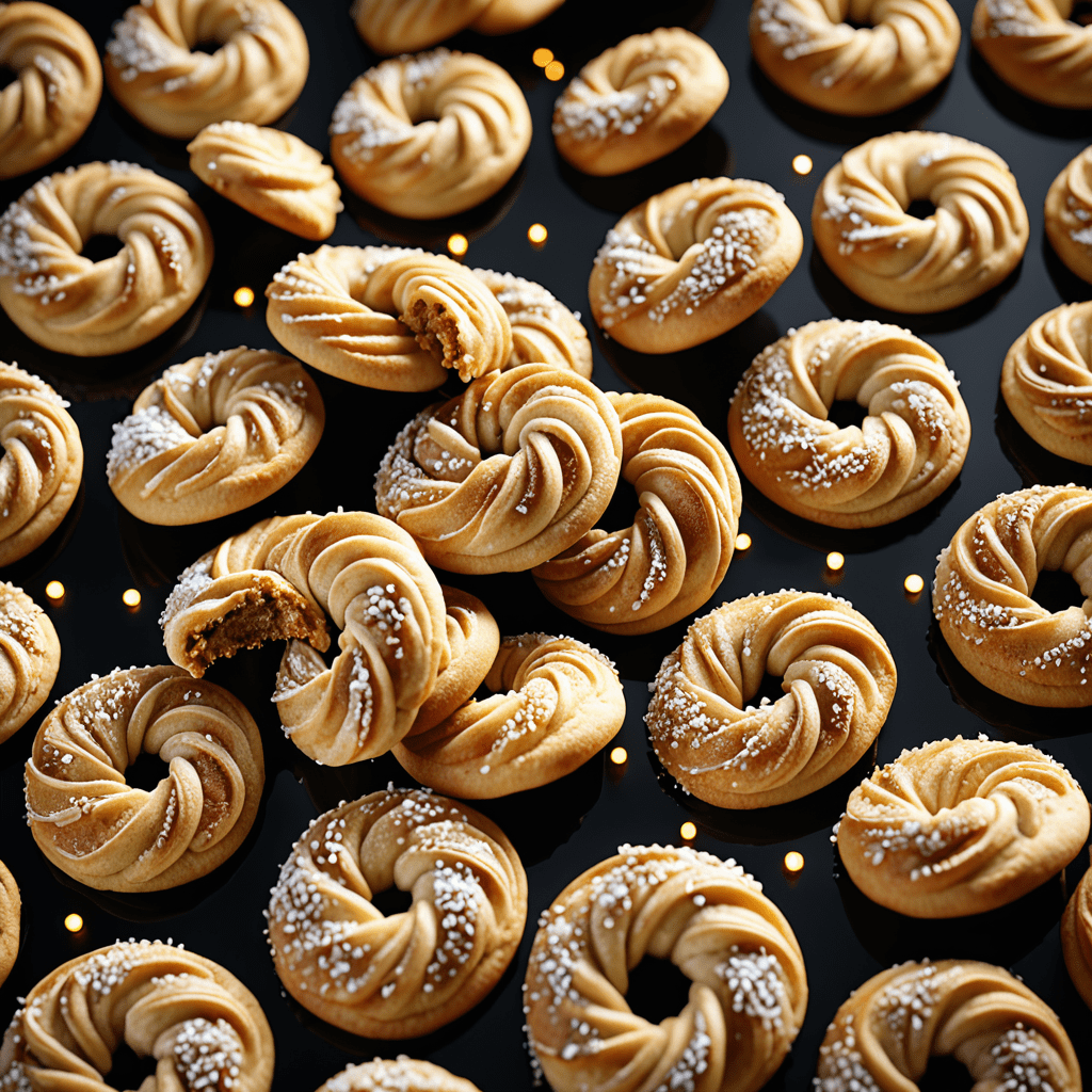 Traditional Greek Koulourakia Twist Cookies