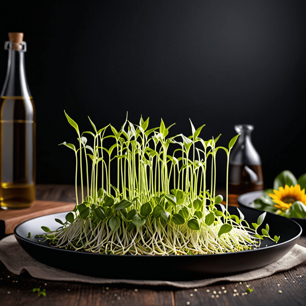 “Wholesome and Crunchy Sunflower Sprouts – A Recipe for Fresh and Vibrant Salads”