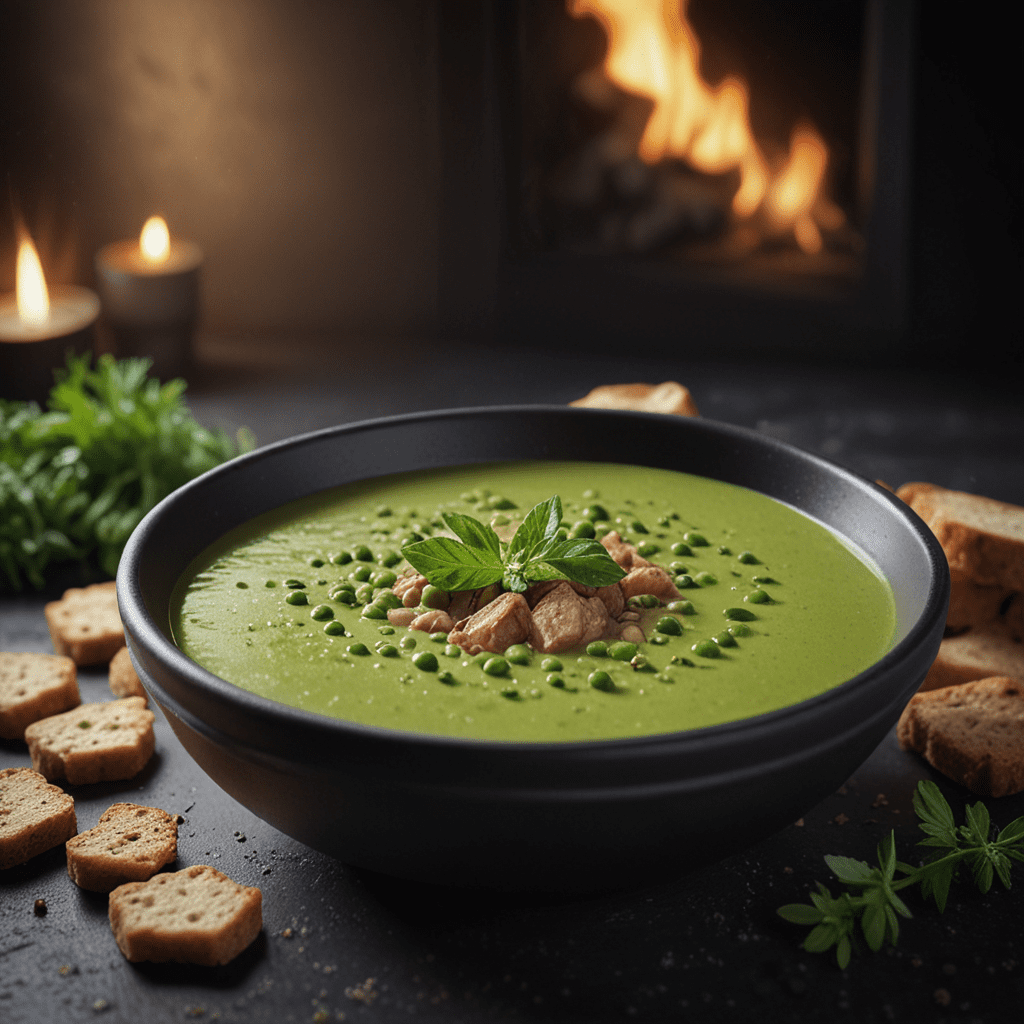 Authentic Moroccan Mint and Pea Soup for a Refreshing Starter