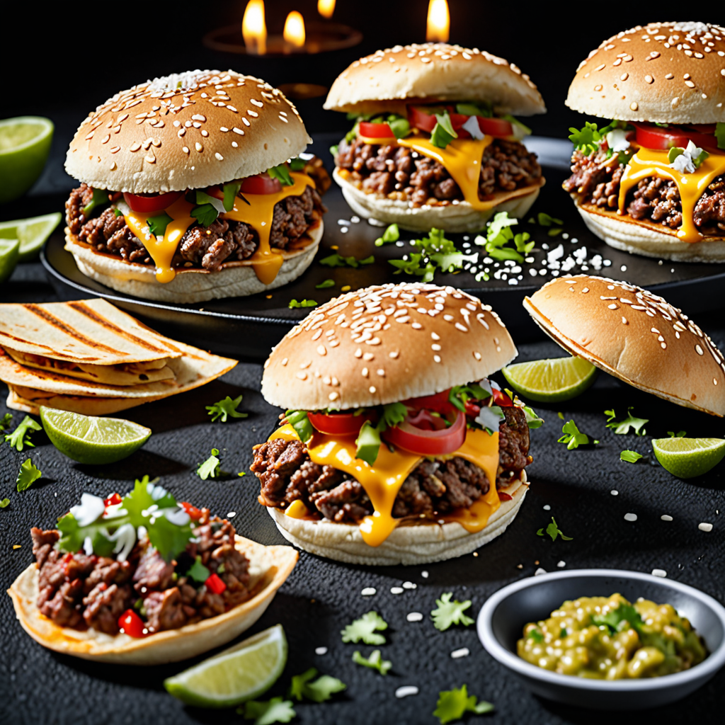 Beef Birria Quesadilla Burger Sliders: A Fusion Twist
