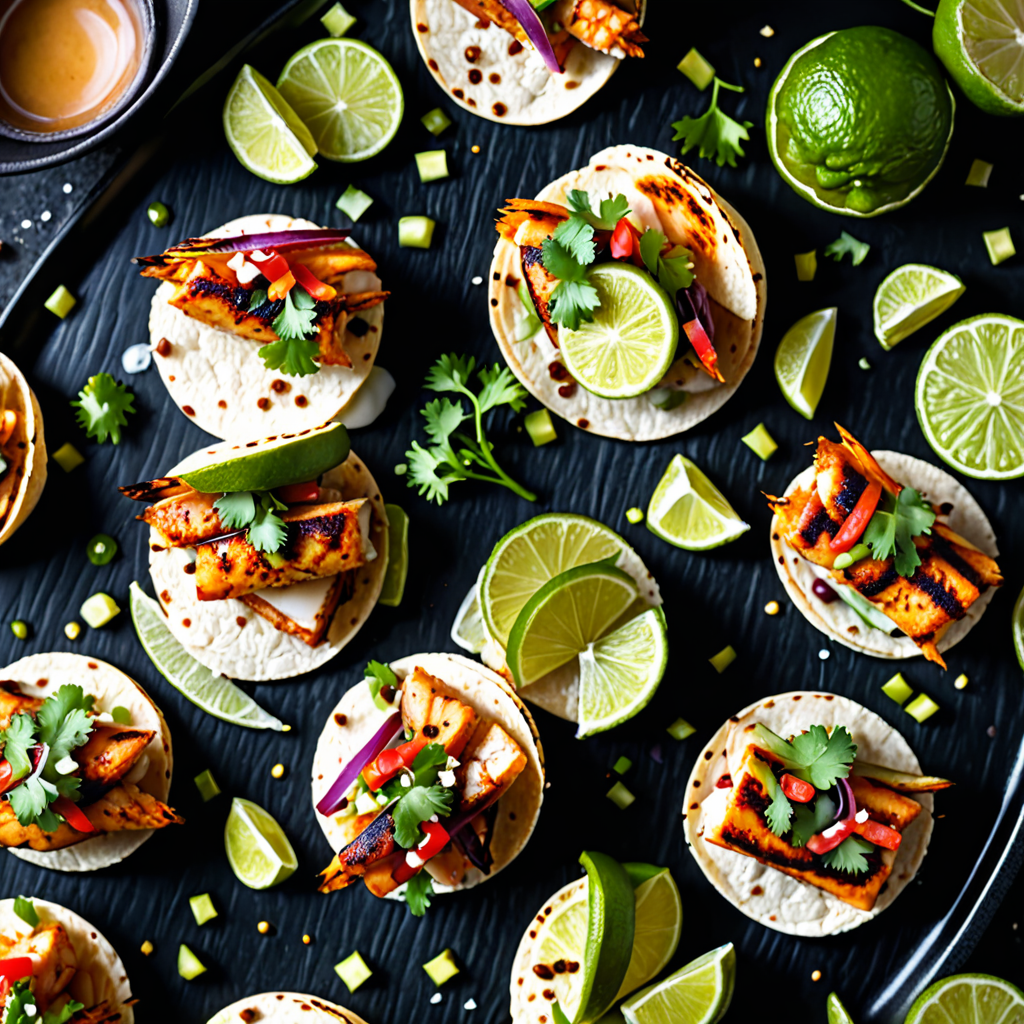 Chipotle Lime Grilled Fish Taco Sliders
