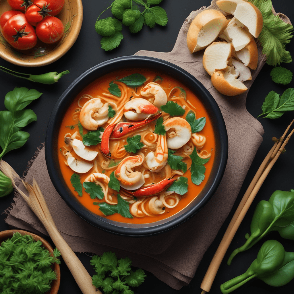 Canh Bun: Vietnamese Crab and Tomato Noodle Soup