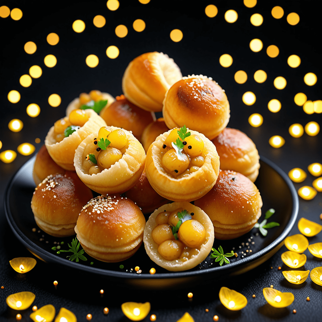 Tangy and Spicy Pani Puri