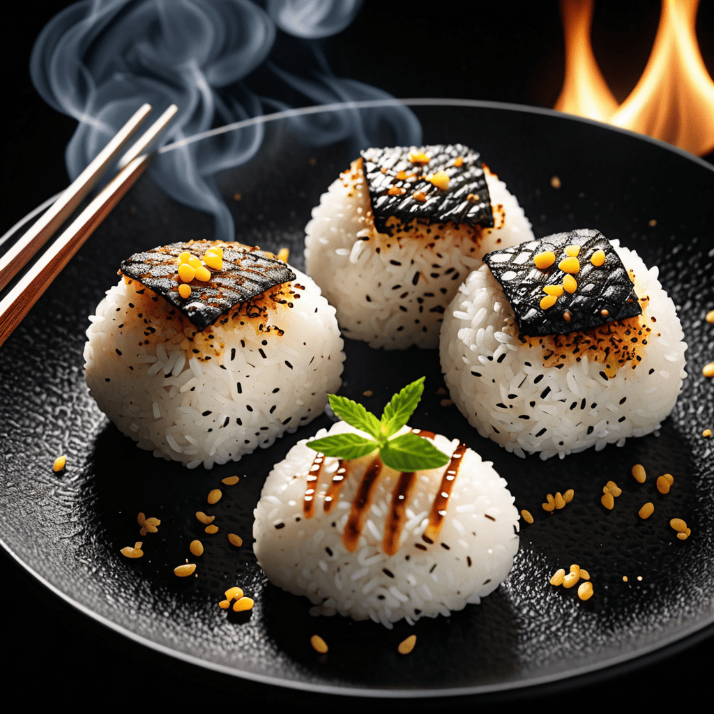 Yaki onigiri: grilled rice balls for a tasty treat