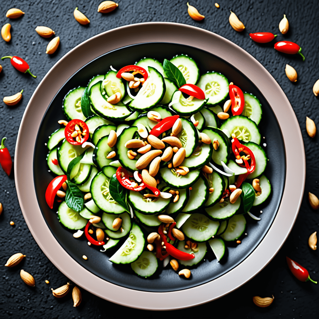 Thai Cucumber Salad with Peanuts and Chili