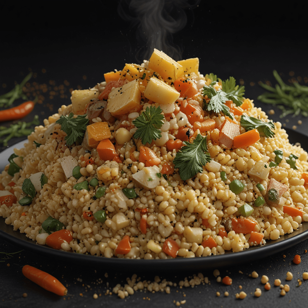 Fragrant Moroccan Seven Vegetable Couscous with Harissa