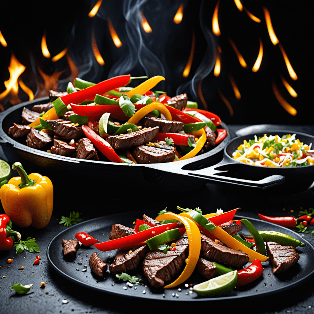 Sizzling Steak Fajitas with Bell Peppers