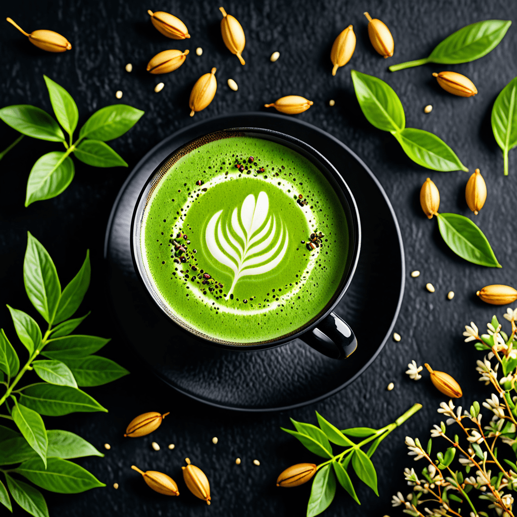 Enjoy a refreshing matcha green tea latte at home
