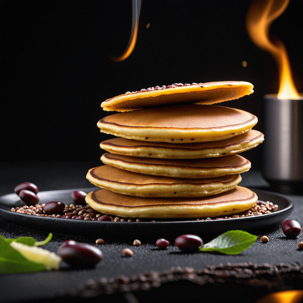 Homemade dorayaki pancakes with sweet red bean filling