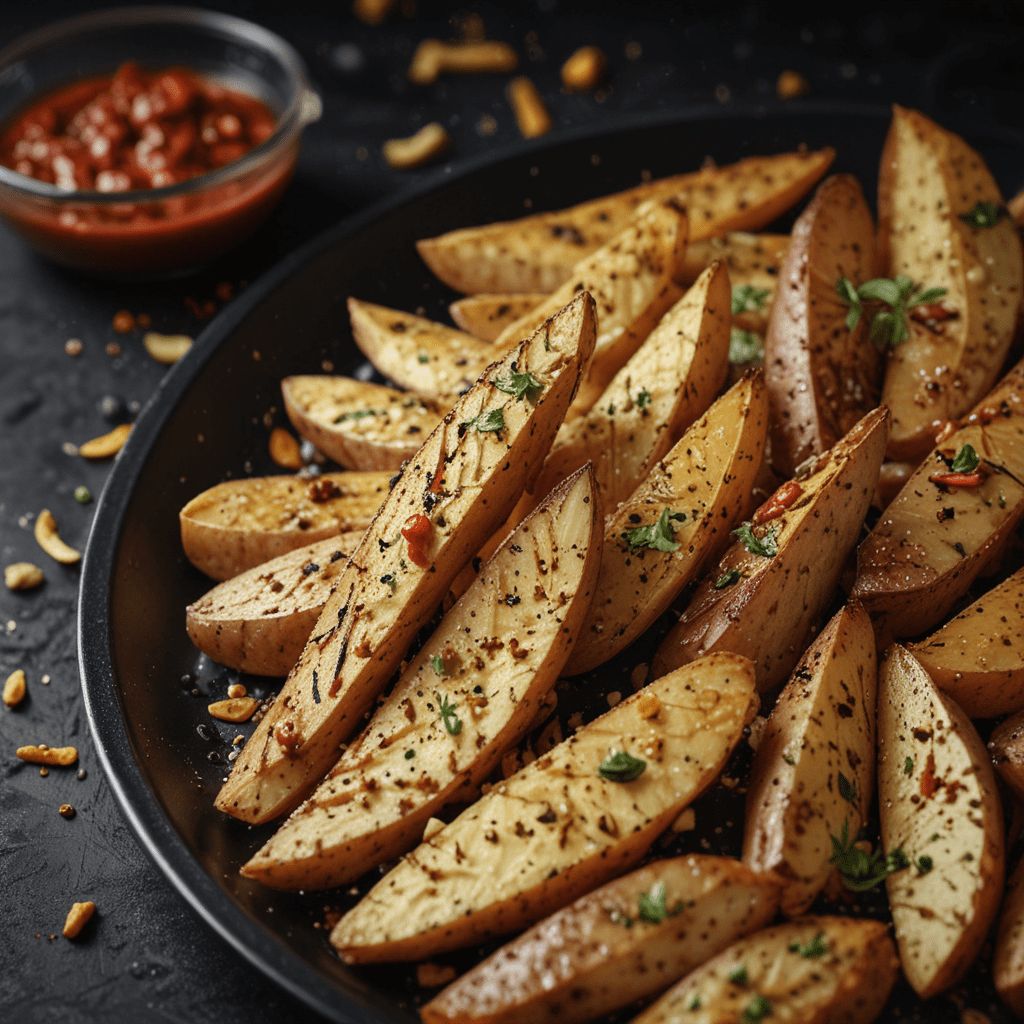 Homemade Moroccan Harissa Potato Wedges for a Spicy Side