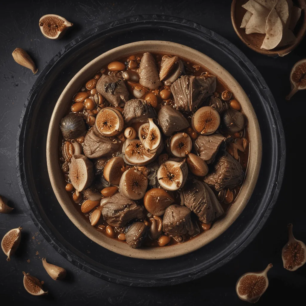 Exotic Moroccan Lamb Tagine with Figs, Almonds, and Ras el Hanout