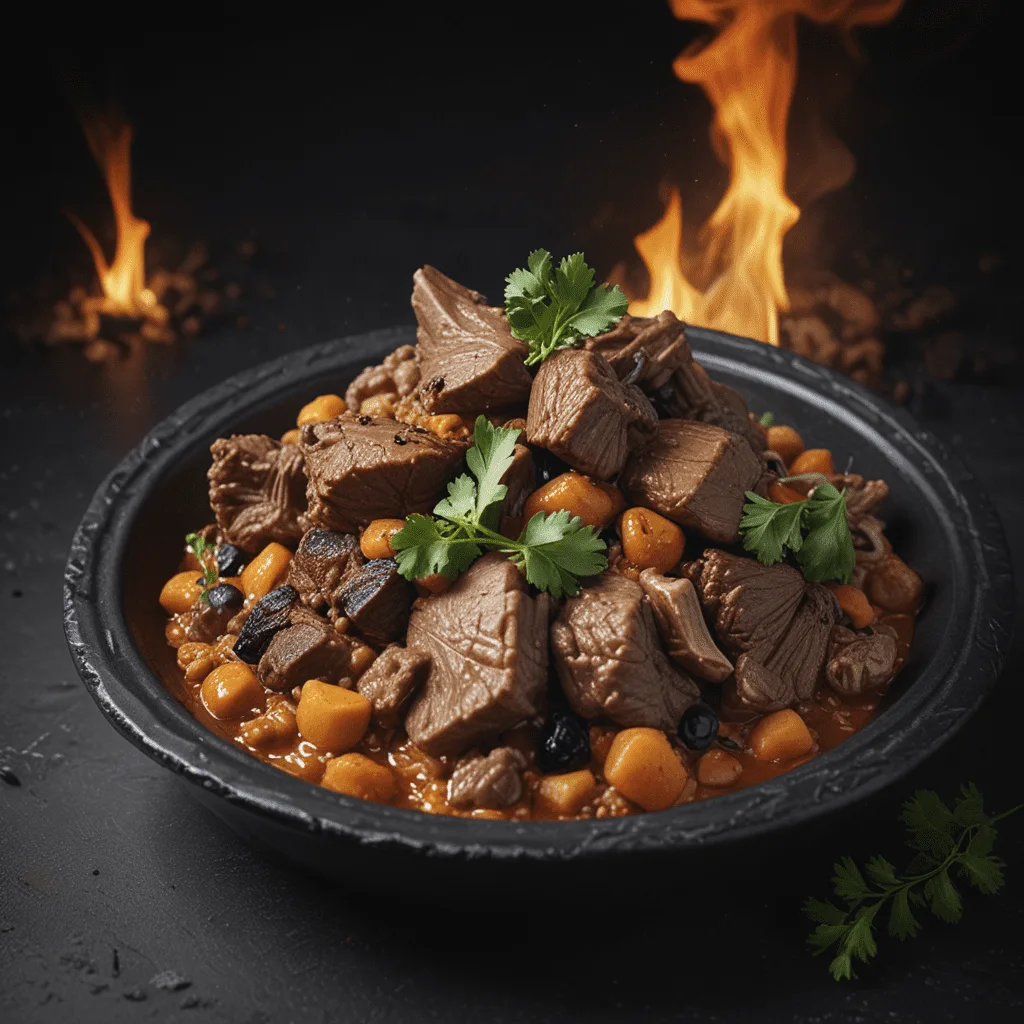 Fragrant Moroccan Lamb Tagine with Prunes and Cilantro Fragrant Moroccan Lamb Tagine with Prunes and Cilantro