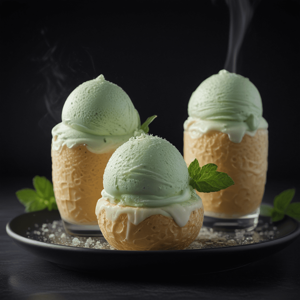 Moroccan Mint Tea Ice Cream Floats for a Refreshing and Indulgent Dessert