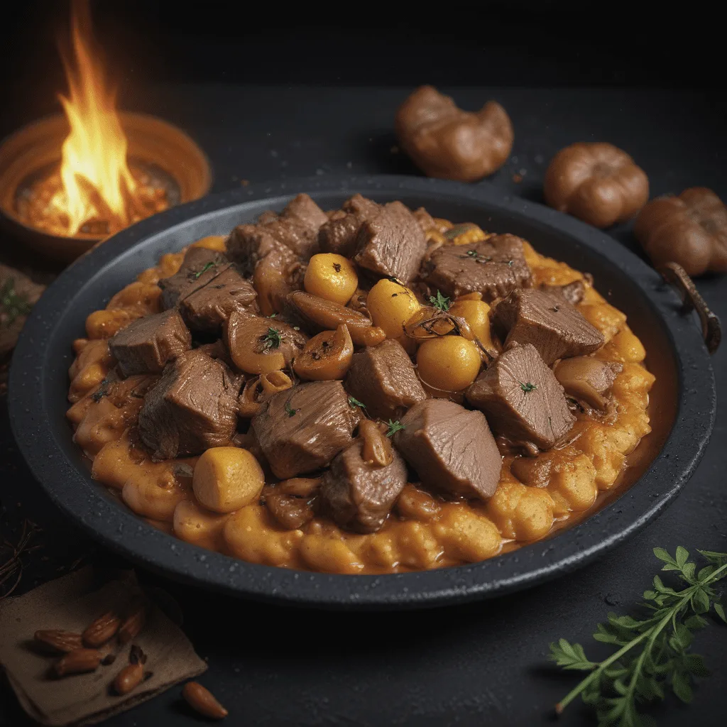 Flavorful Moroccan Lamb Tagine with Dates, Cinnamon, and Saffron