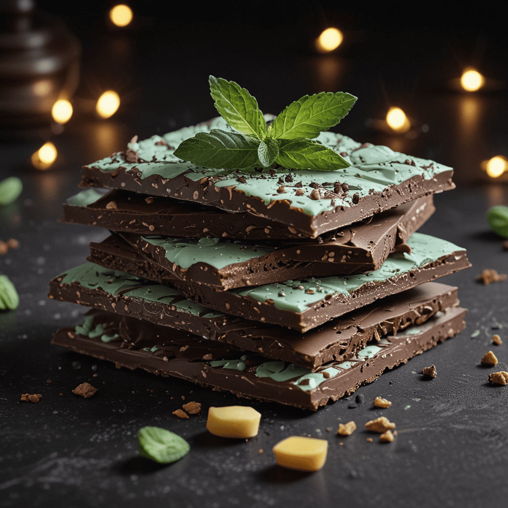 Easy Moroccan Mint Chocolate Bark for a Sweet and Refreshing Snack