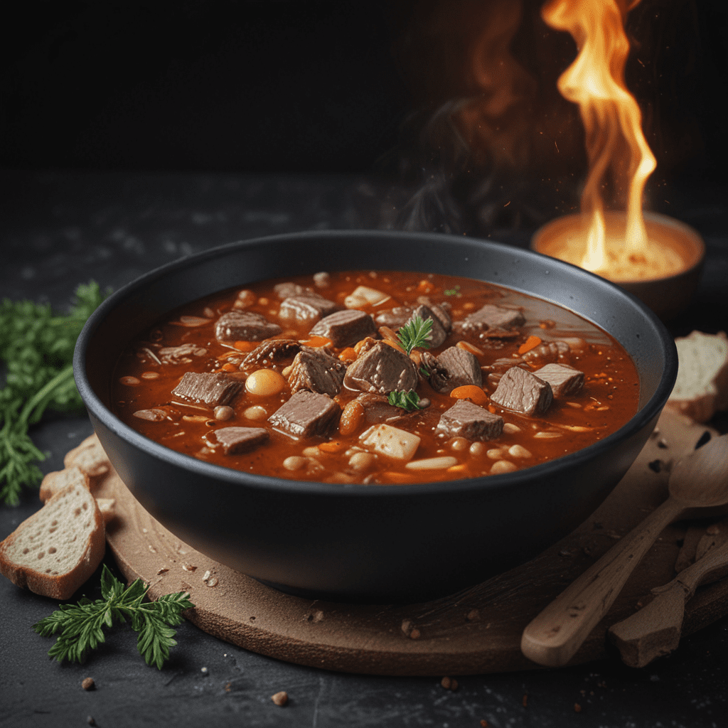 Solyanka: Russian Spicy Meat Soup Recipe