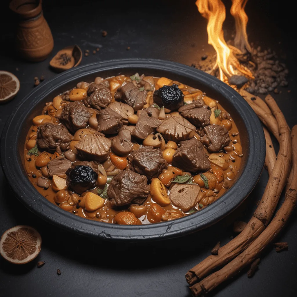 Flavorful Moroccan Lamb Tagine with Prunes, Honey, and Cinnamon