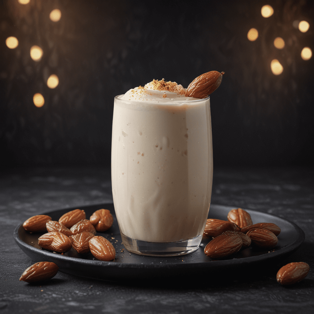 Rich and Creamy Moroccan Almond Milk Smoothie with Dates