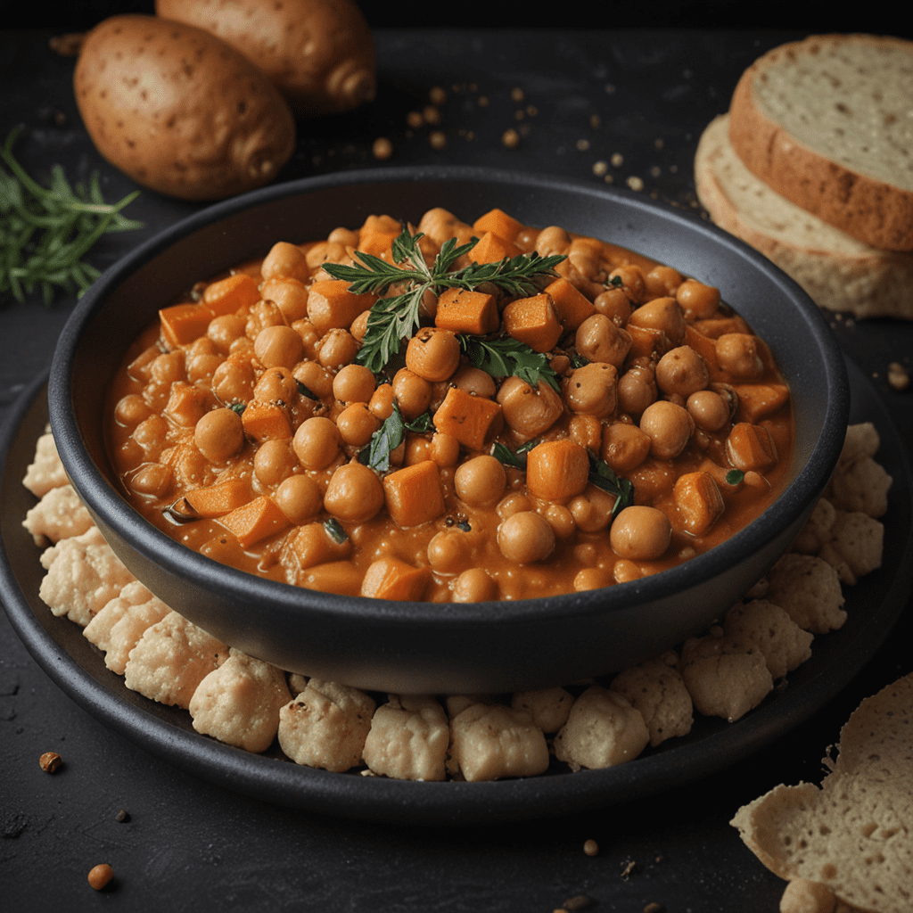 Easy Moroccan Chickpea and Sweet Potato Stew