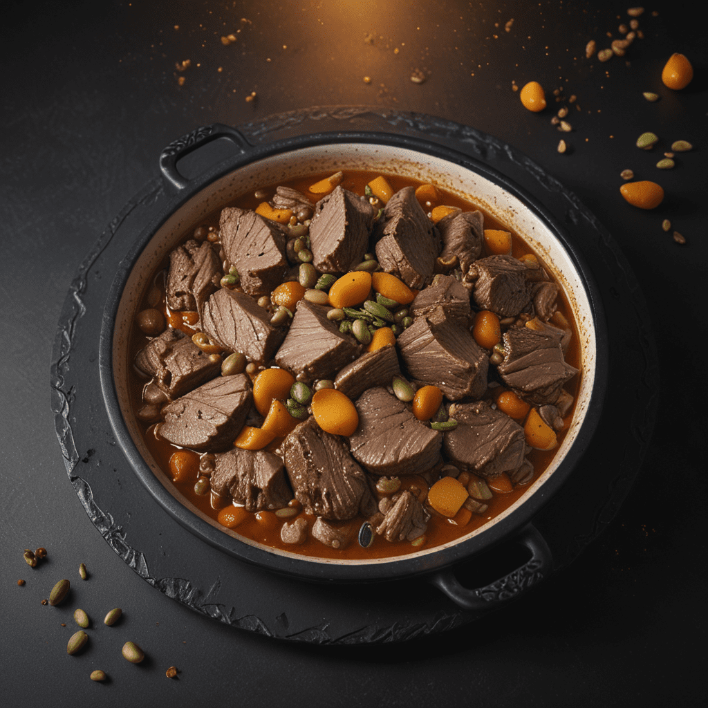 Flavorful Moroccan Lamb Tagine with Apricots and Pistachios