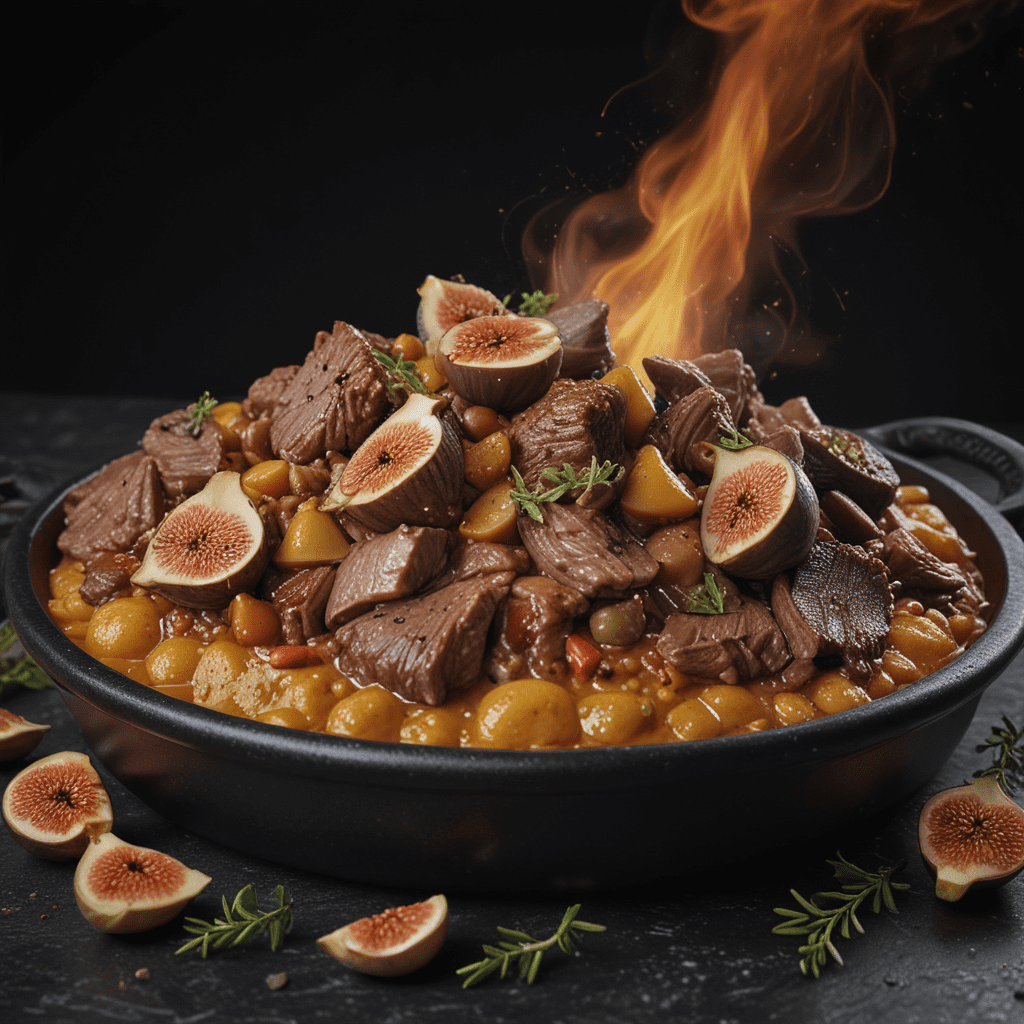 Flavorful Moroccan Lamb Tagine with Figs and Honey