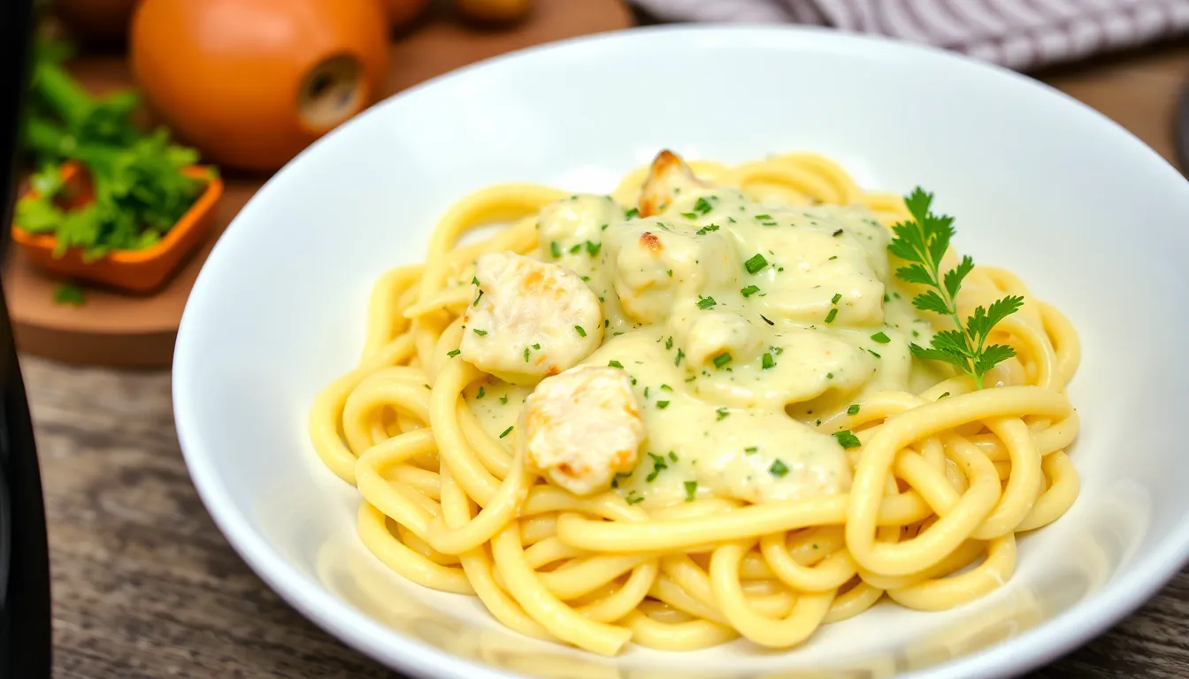 Microwave Cooking: How To Make A Quick And Easy Chicken Alfredo Pasta 