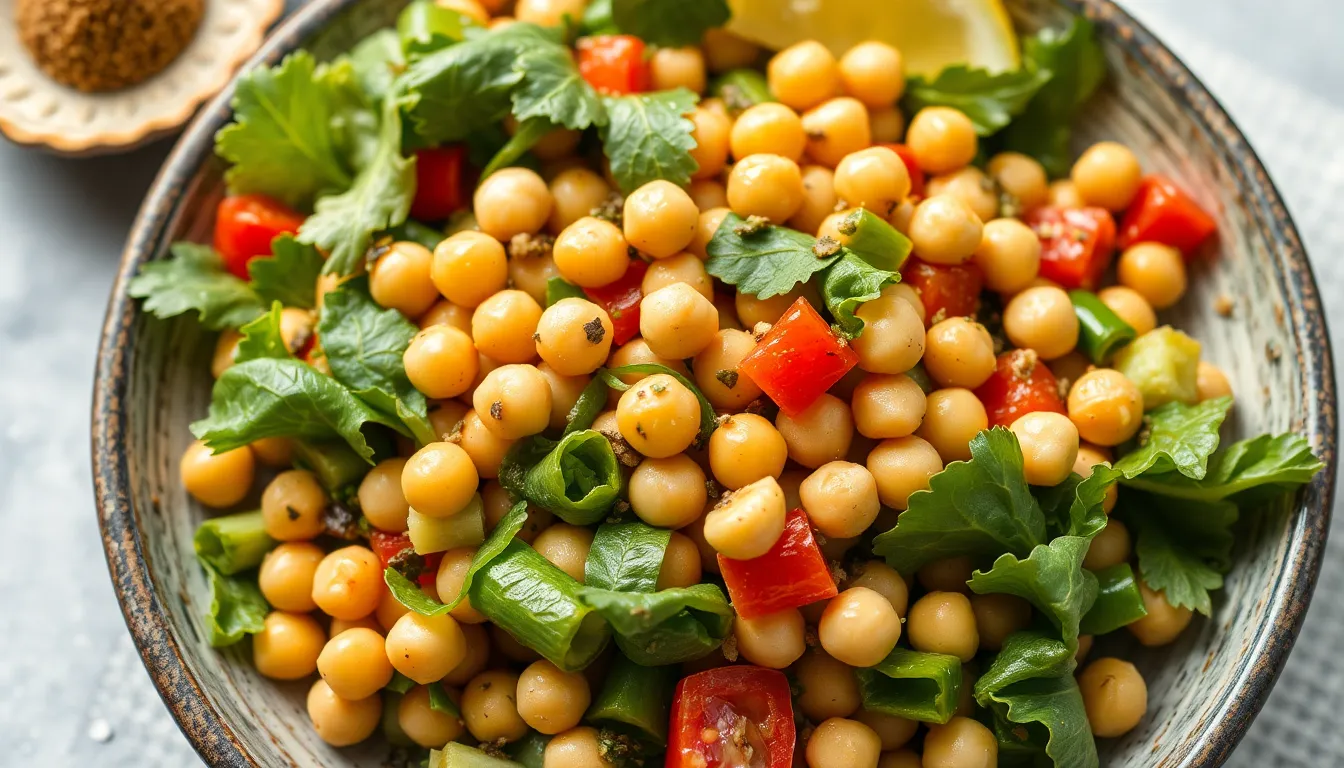 Vegetable And Chickpea Salad: A Protein-packed Dish - Spice Storyteller