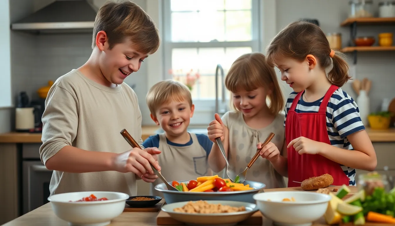 Cooking with Kids: Fun and Simple American Recipes for Family Bonding